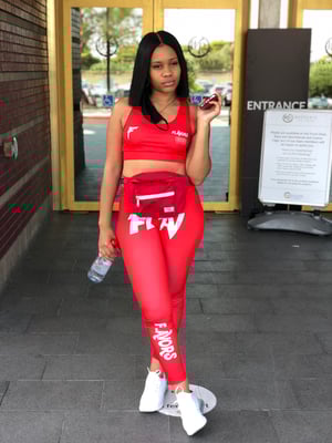 Image of Red FLAVORS Sports Set
