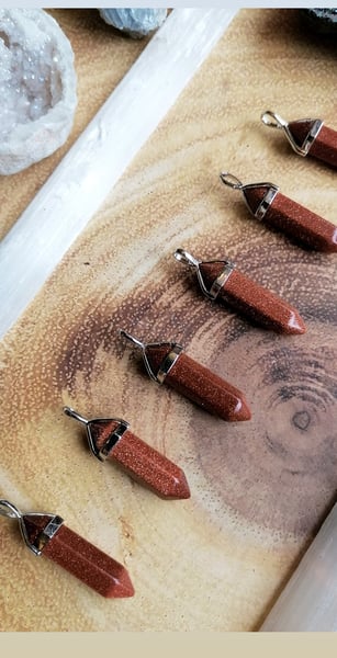 Image of Goldstone pendant 