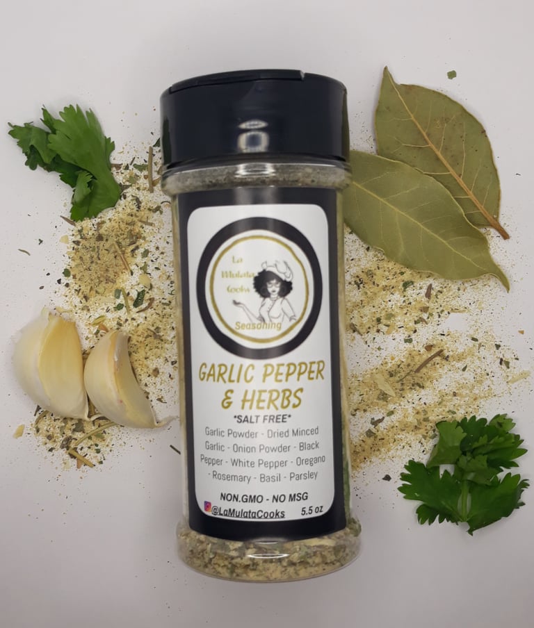 GARLIC PEPPER & HERBS