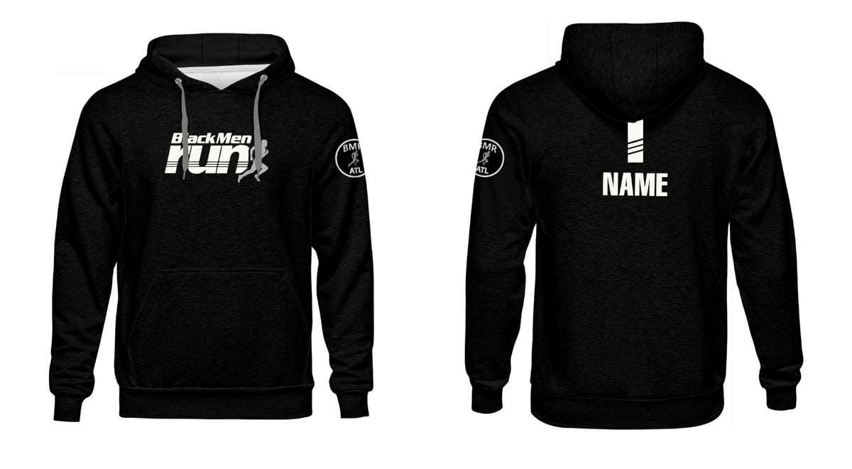 BMR White Logo Hoodie- BMR 046