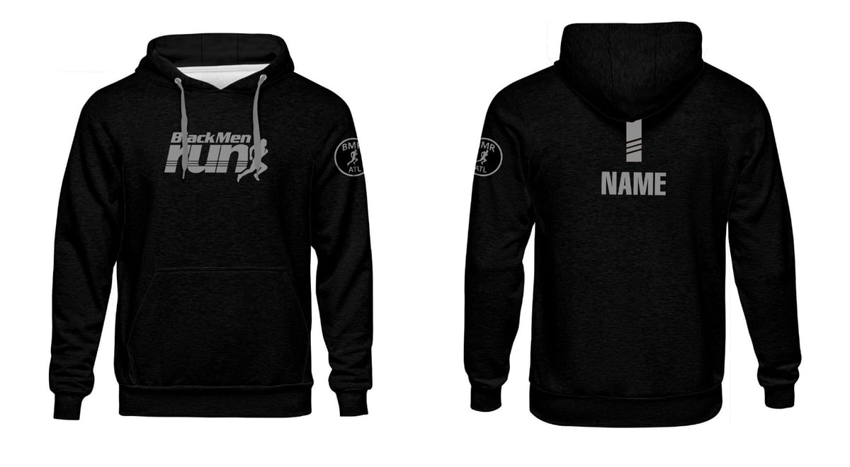 BMR Grey Logo Hoodie- BMR 044