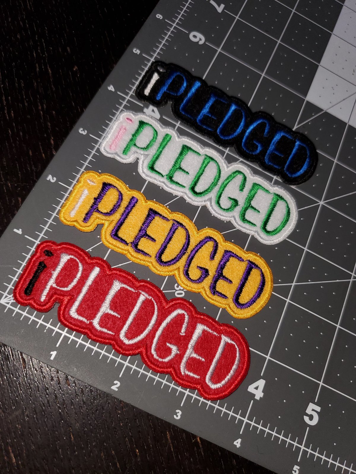 Image of iPledge my Allegiance Appliqué