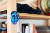 Image 2 of Goddess Kali Blue Face Mask