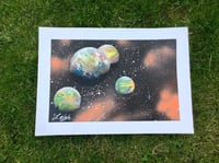 #5 A3 Acrylic Spray Painting by Leigh Lowry
