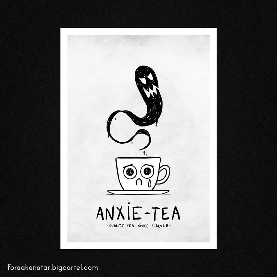 Anxie-tea - A4 (21 x 29,7 cm)