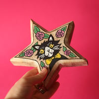 Image 5 of KITTY WOODEN STAR