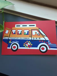 West African Public Transit - Carr Rapid Greeting Card