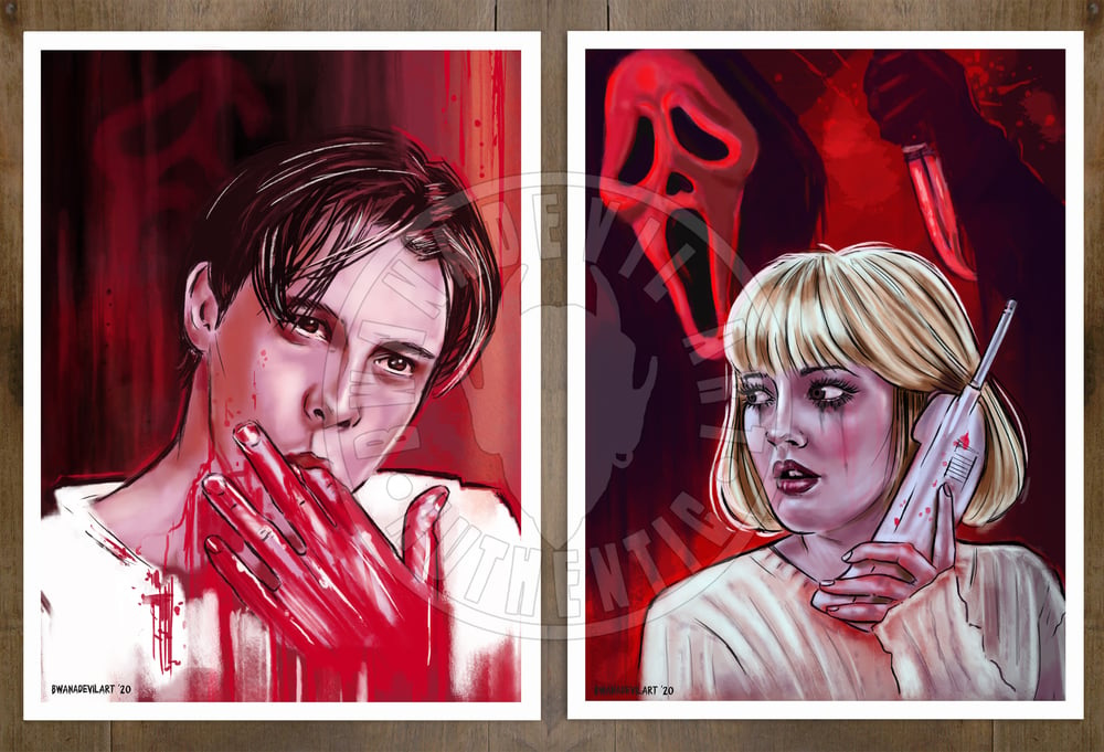 Image of Scream Set of 2 prints 