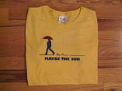 Image of Women's Yellow "Maybe The Sun" T-Shirt