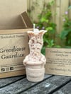 Greenhouse Guardian - Mandrake Shaped Soy Pillar Wax Candle 