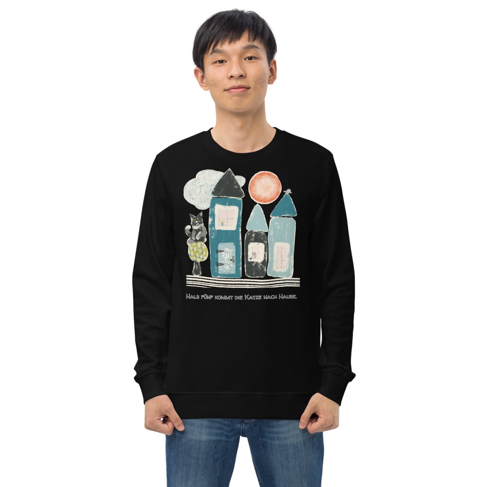 Image of Cozy Cat Homes Unisex organic sweatshirt