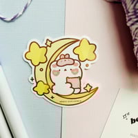 Image 4 of Bedtime Bear Vinyl Sticker