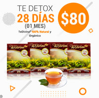 DETOX TÉ – PAQUETE DE 1 MES