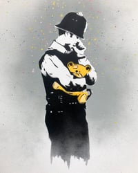 Image 2 of BABY COP original (canvas)