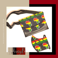 Image 1 of Fanny Pack and Matching Mask Designs By IvoryB