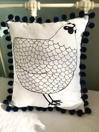 Image 1 of Farmyard - Chook Cushion