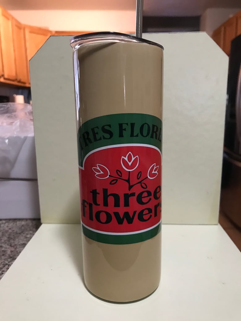 Image of Tres Flowers Tumbler Preorder