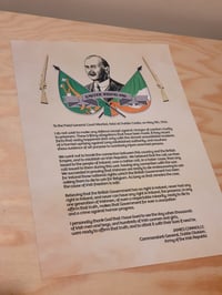 Image 1 of James Connolly Last Statement A3 Print.