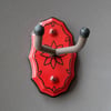 Red Floral Instrument Hook for Ukulele, Fiddle, Mandolin, Violin or Guitar