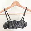 Silver Ruched Scrunchie Bralette