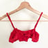 Red Ruched Scrunchie Bralette Image 3