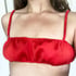 Red Ruched Scrunchie Bralette Image 5
