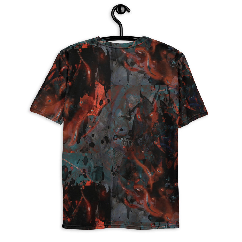 smoke/blood all over print t