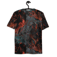 Image 2 of smoke/blood all over print t