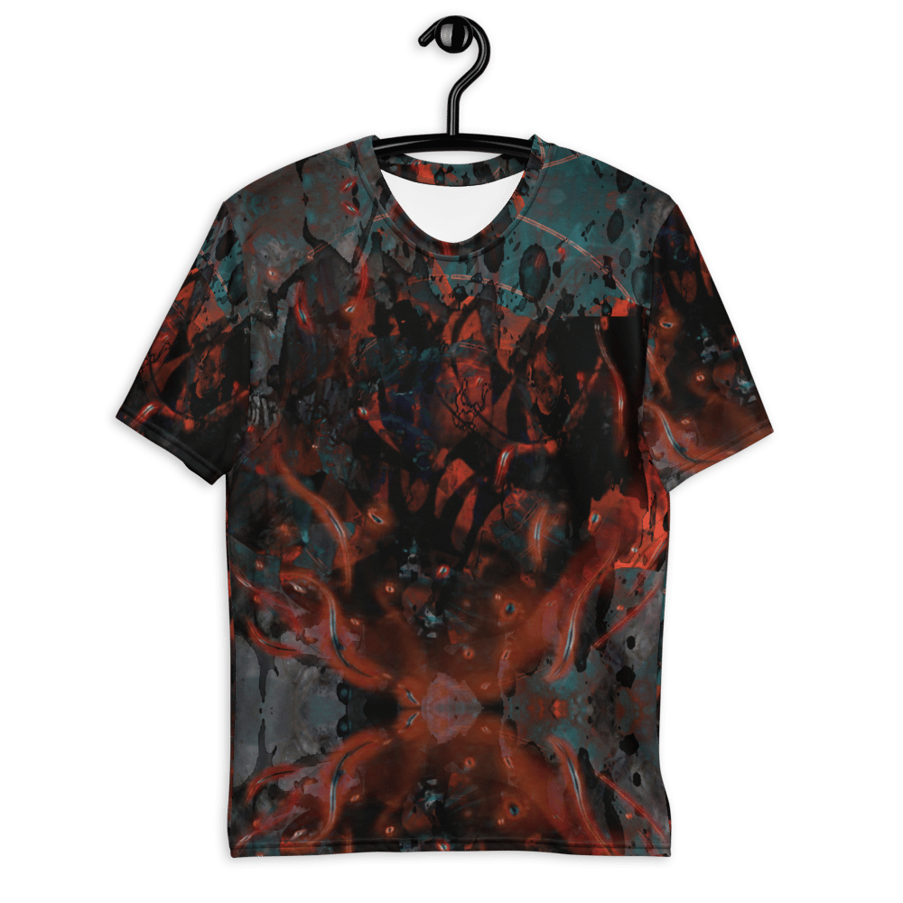smoke/blood all over print t