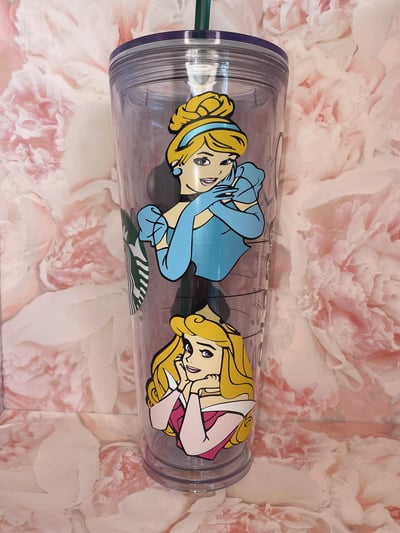 Image of Starbucks Cold Reusable Cup with name (Princess)