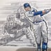 Image of 2020 WS Champion LA Dodgers Mookie Bettis drawing