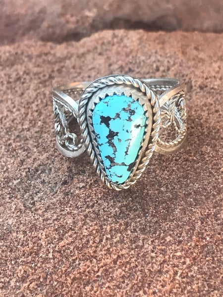 Image of Dry Creek Turquoise Filigree Ring