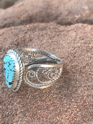Image of Dry Creek Turquoise Filigree Ring