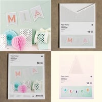 DIY cross stitch Bunting
