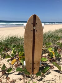27 Inch Adults Custom Striped Handcrafted Skateboard