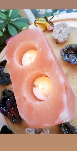 Image of Himalayan double tea light holder 