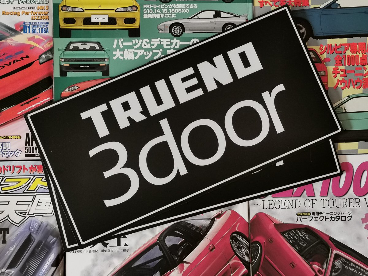 Toyota AE86 TRUENO License plate | japanREVIVE