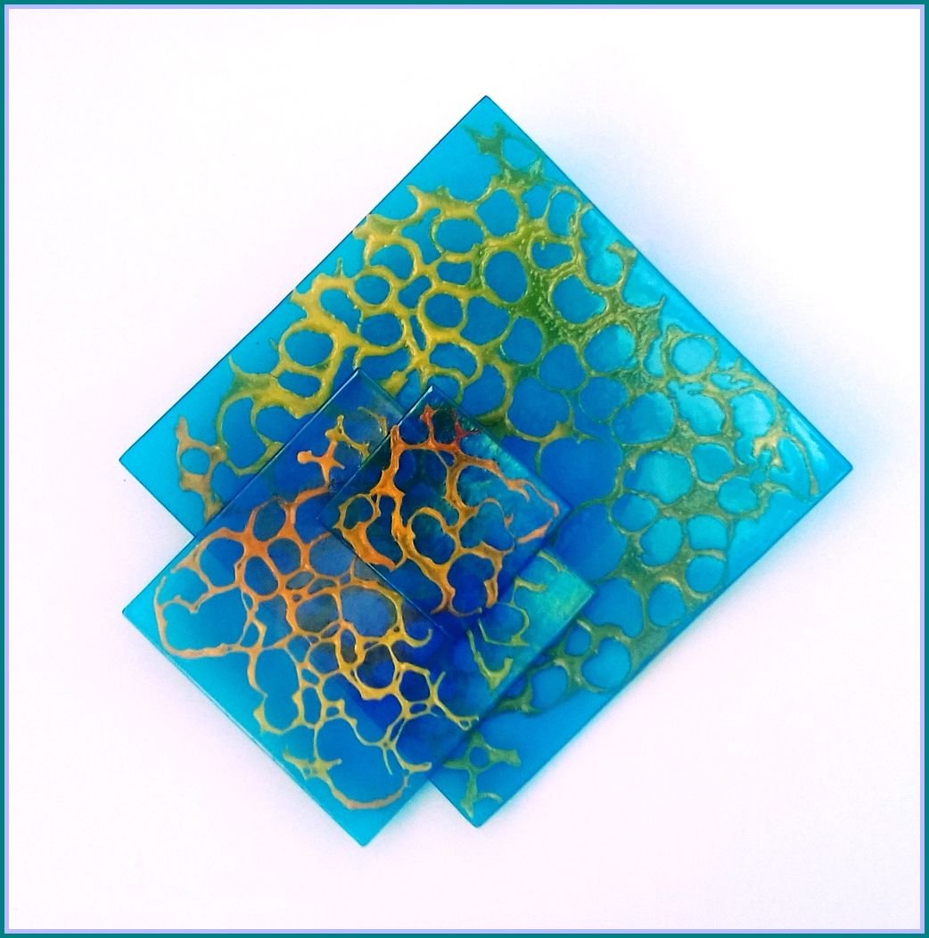 Sparkling shore Irridescant Turquoise Size mini