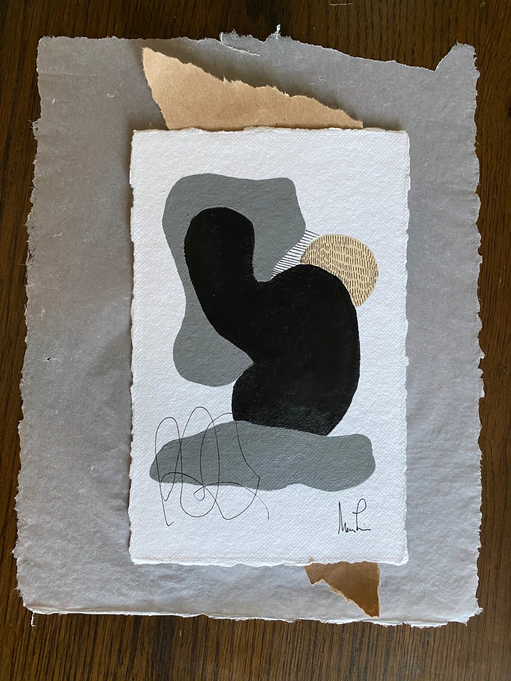 Image of ML• Shape Collection on Handmade Paper and Vellum 2