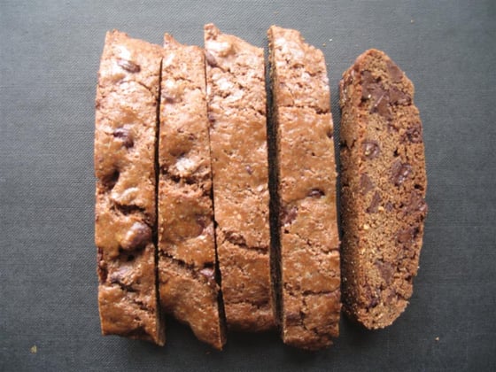 Image of Chocolate Biscotti with Chocolate Chips
