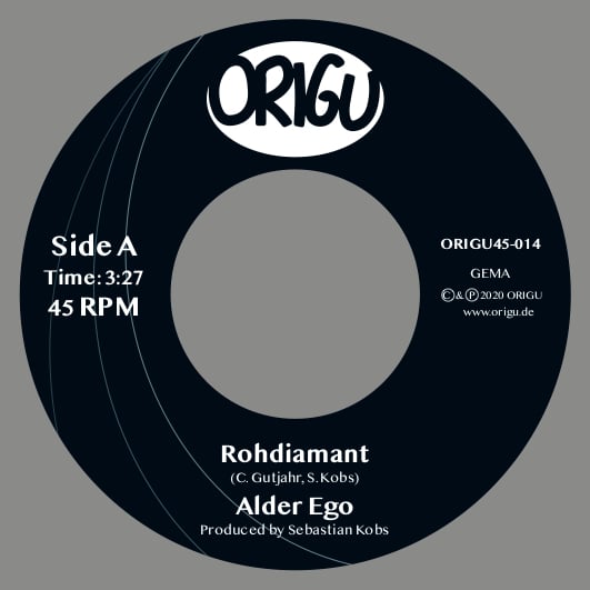 Image of OUT NOW 7" ALDER EGO - ROHDIAMANT B/W BROT & SPIELE 7" (100 Copies only!)