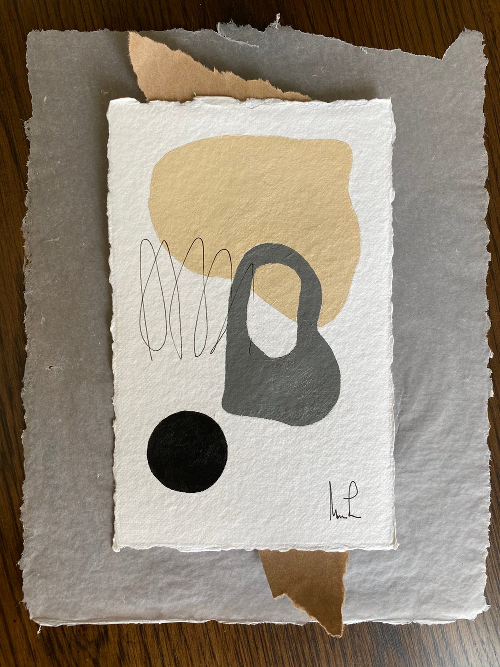 Image of ML• Shape Collection on Handmade Paper and Vellum Paper 3