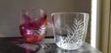 Bamboo leaf pattern cup