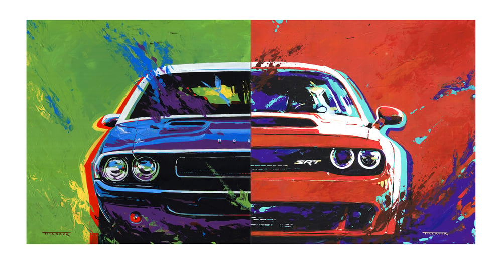 Image of "Challengers" (Old & New)  13"x19" Painting Print