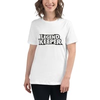 Image 1 of Women's LegendKeeper Logo Tee - Natural & White