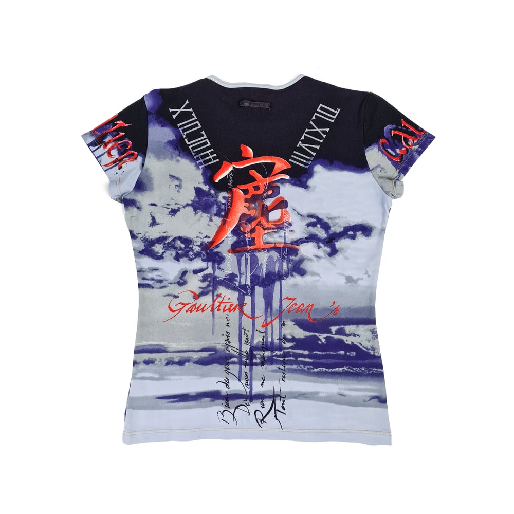 Image of Jean Paul Gaultier Script T shirt