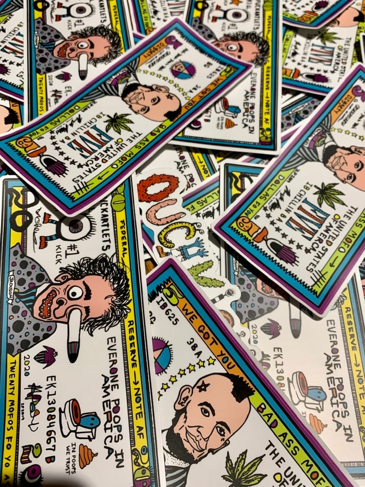 Image of $timulus Package sticker pack