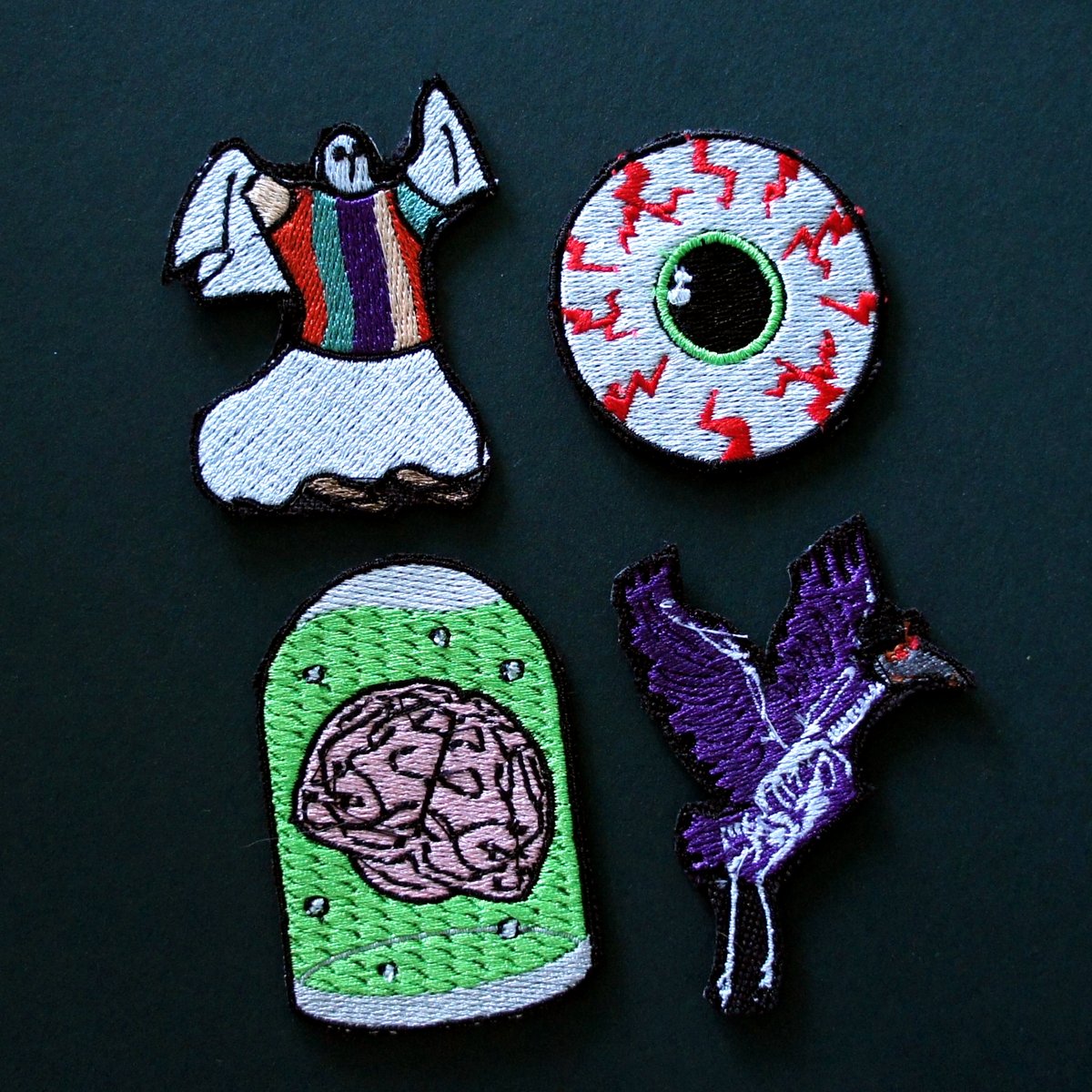 Halloween Iron-On Patches Collab 
