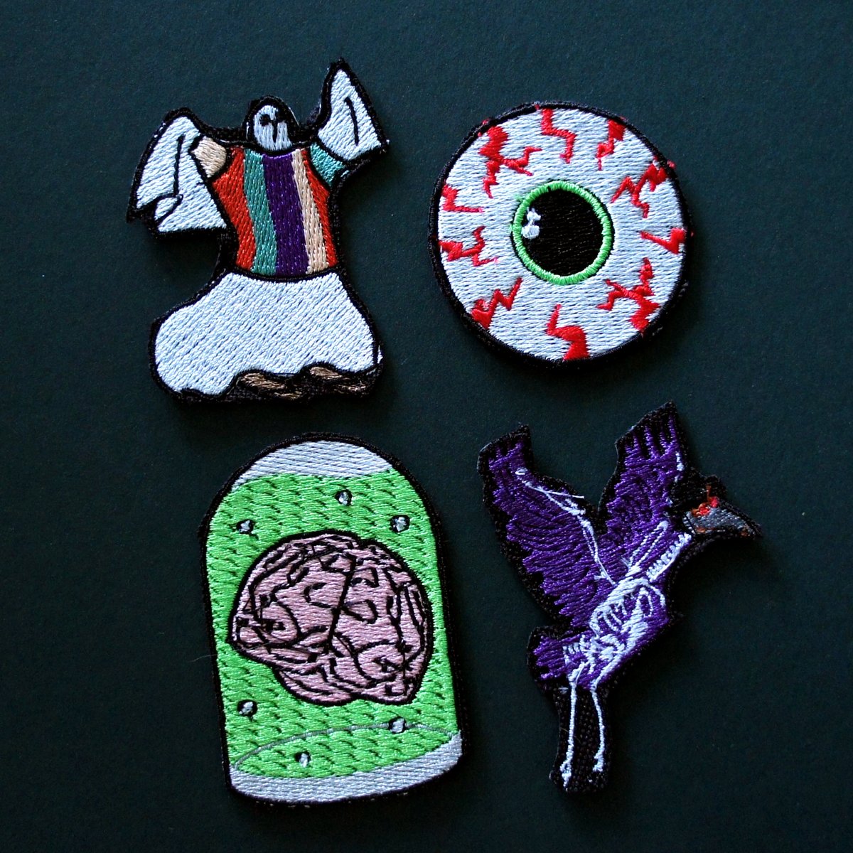 Halloween Iron-On Patches Collab