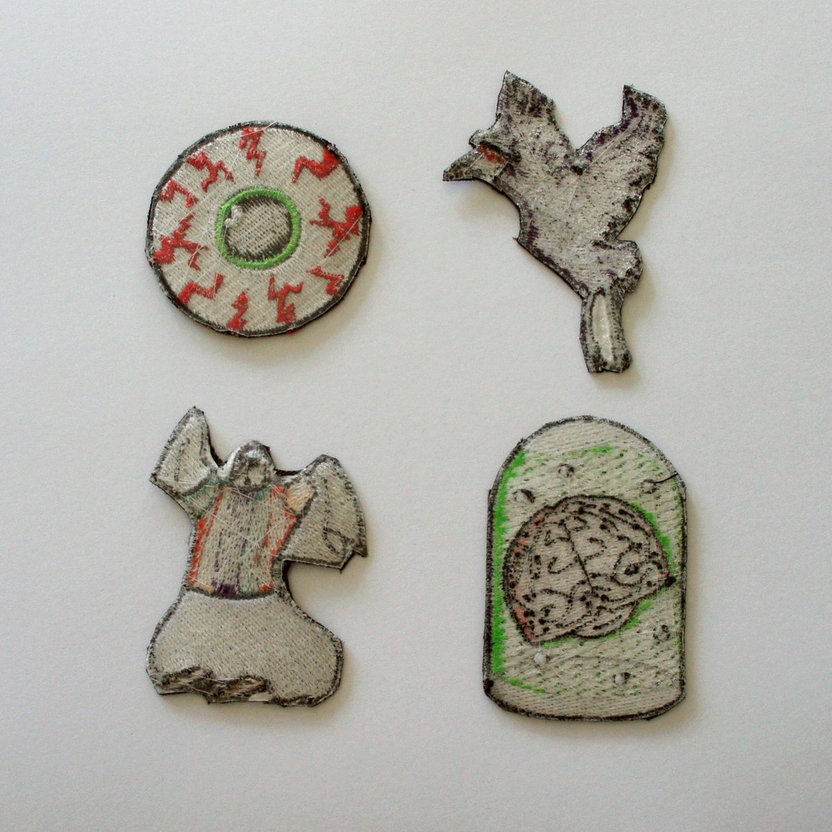 Halloween Iron-On Patches Collab